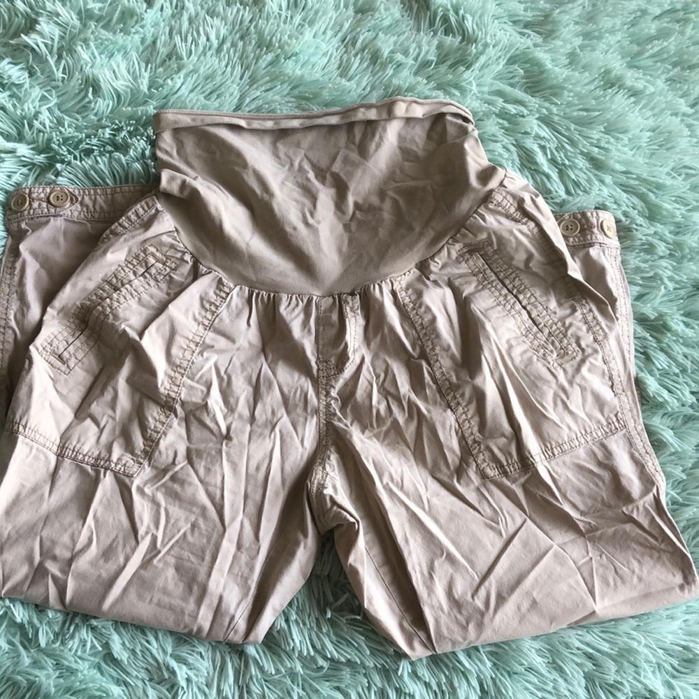 Maternity khakis capris